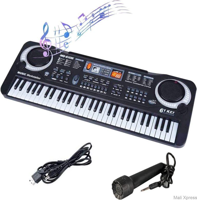 61 Keys Kids Electronic Piano Keyboard Music Instrument Kids Piano ...